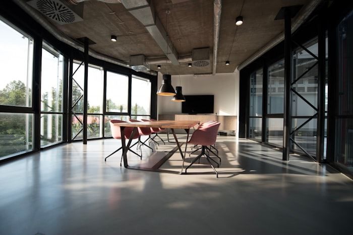Architectural office building exterior